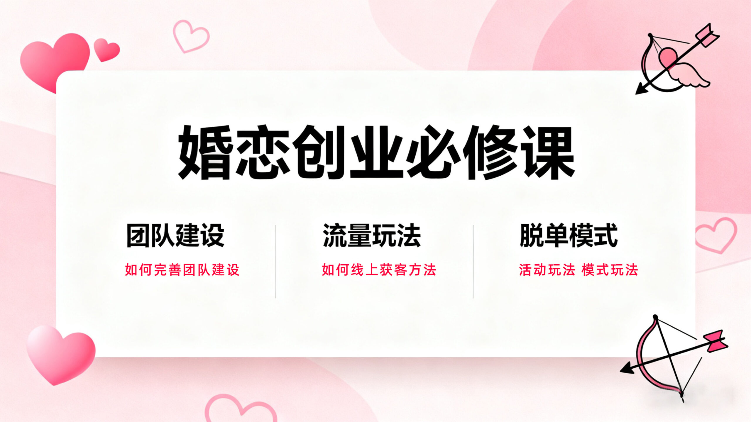 付费视频-婚恋创业入行必修课【干货】