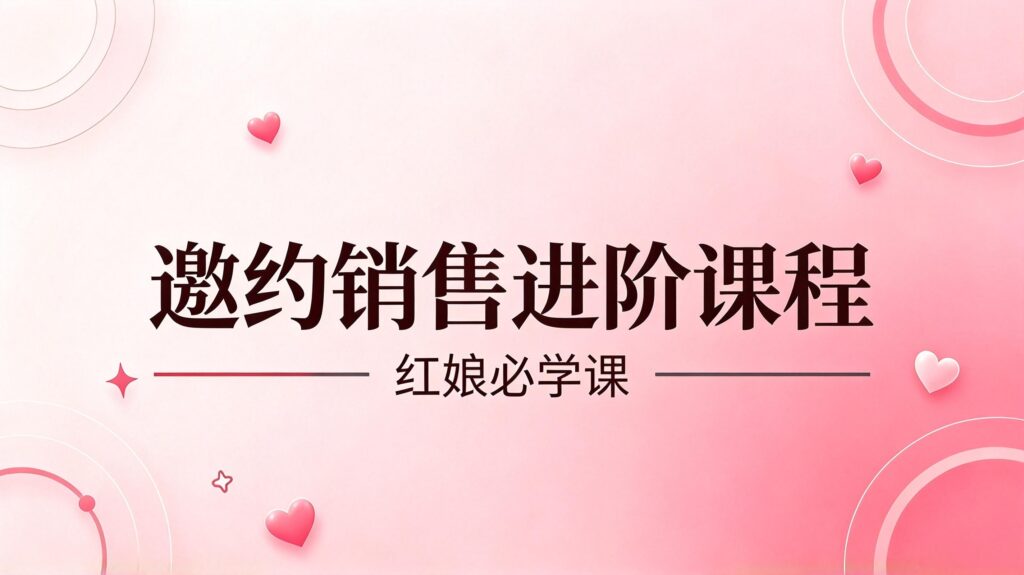 门店邀约销售进阶课程-图美优创