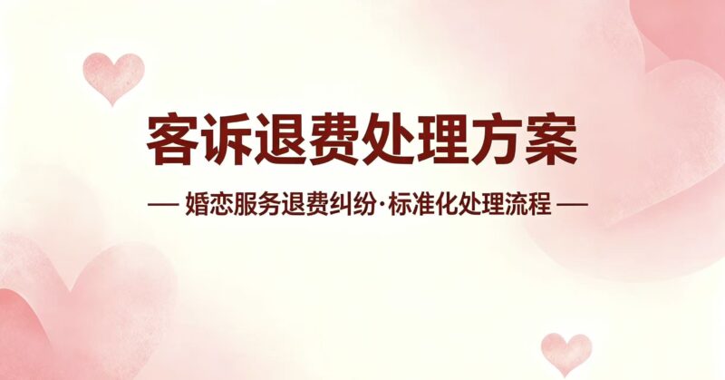 退费异议处理方案-图美优创